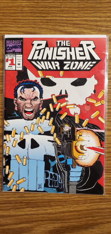 Punisher War Zone #1 NM/9.4 1992 Marvel Comics Comics USED Local Comics