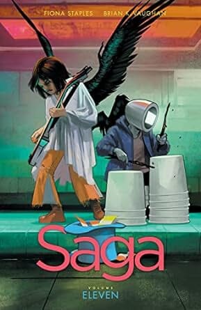Saga Volume 11 (Saga, 11) Paperback Comics NEW lunar distribution
