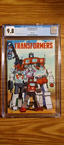 Transformers #1 Cover B CGC 9.8 2023 Image Comics Comics NEW Not specified