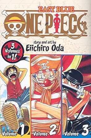 One Piece: East Blue 1-2-3 Paperback (3in1 Volume 1) Comics NEW Diamond Comic Distributors, Inc.
